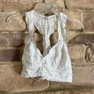 Free people white bralette